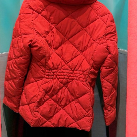 Tommy Hilfiger Red Quilted Puffer Jacket MEDIUM - Picture 6 of 6